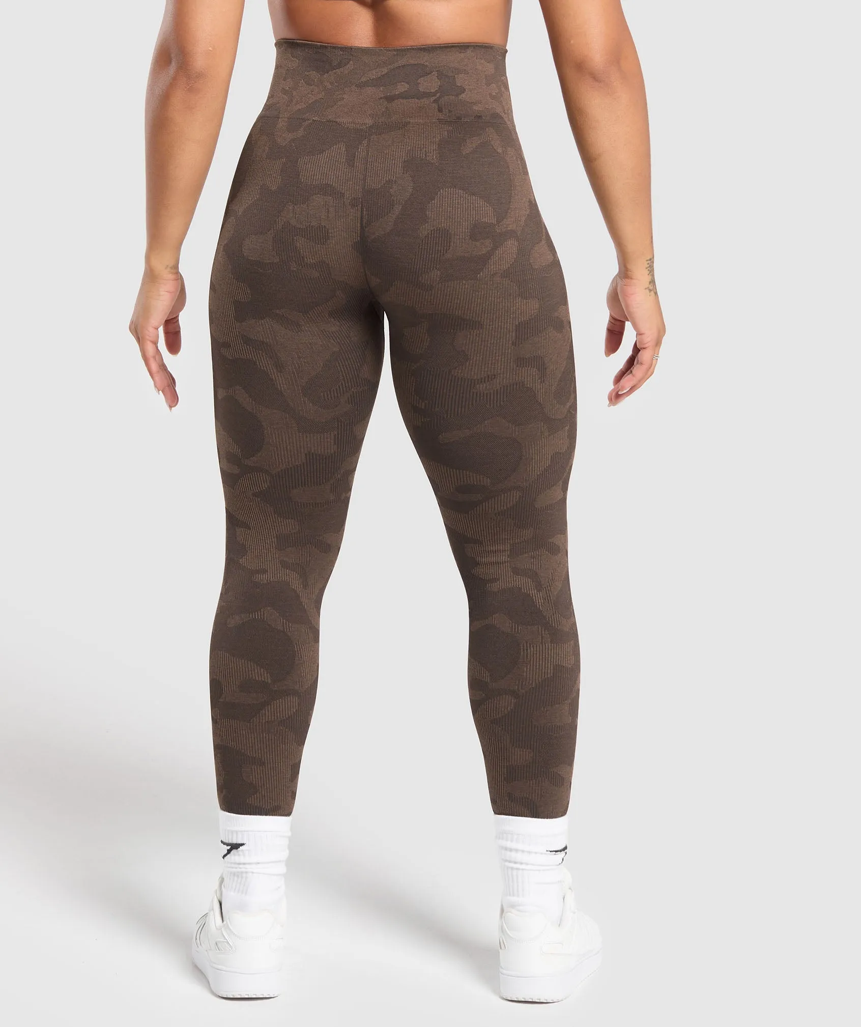 Gymshark Adapt Camo Seamless Leggings - Deep Brown/ Soul Brown sold by Gymshark product image thumbnail 2