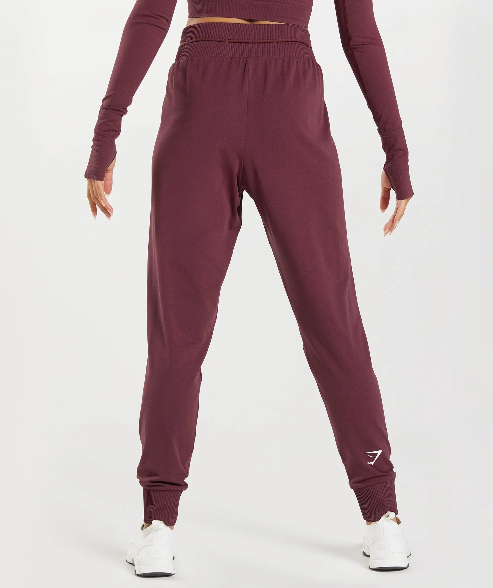 Gymshark Vital Seamless 2.0 Joggers - Baked Maroon Marl sold by Gymshark product image thumbnail 2