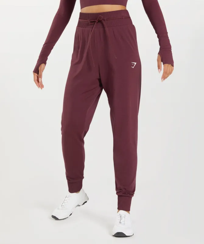 Gymshark Vital Seamless 2.0 Joggers - Baked Maroon Marl sold by Gymshark