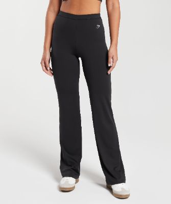 Gymshark Everyday Flared Leggings - Black sold by Gymshark
