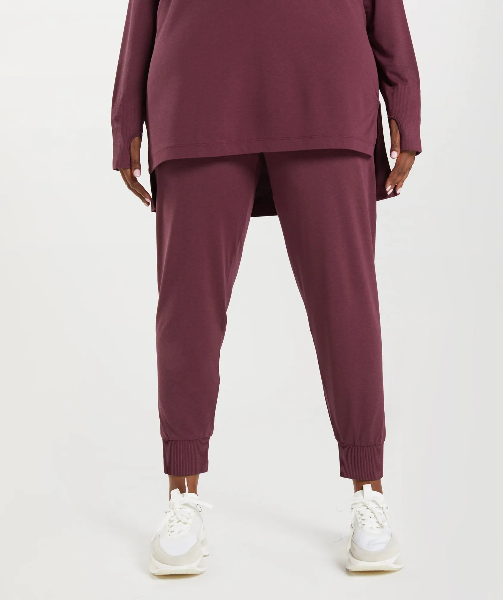 Gymshark Vital Seamless 2.0 Joggers - Baked Maroon Marl sold by Gymshark product image thumbnail 5