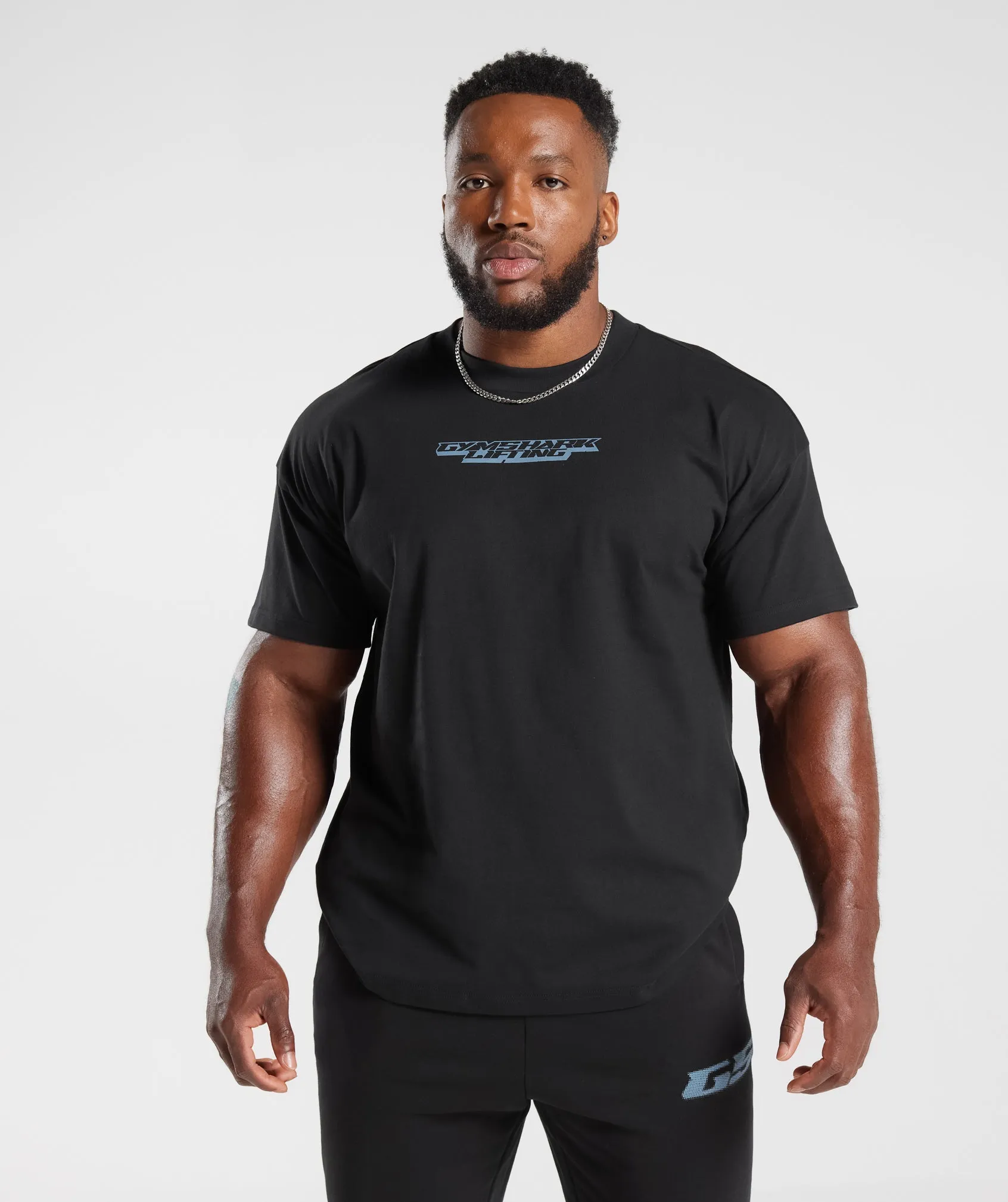 Gymshark Intergalactic Lifting Oversized T-Shirt - Black sold by Gymshark product image thumbnail 2