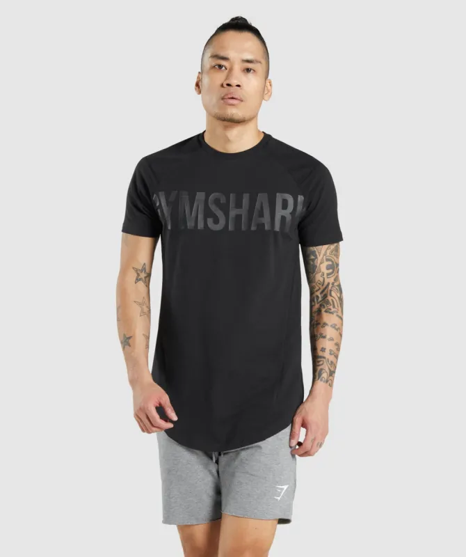 Gymshark Bold T-Shirt - Black/Black sold by Gymshark