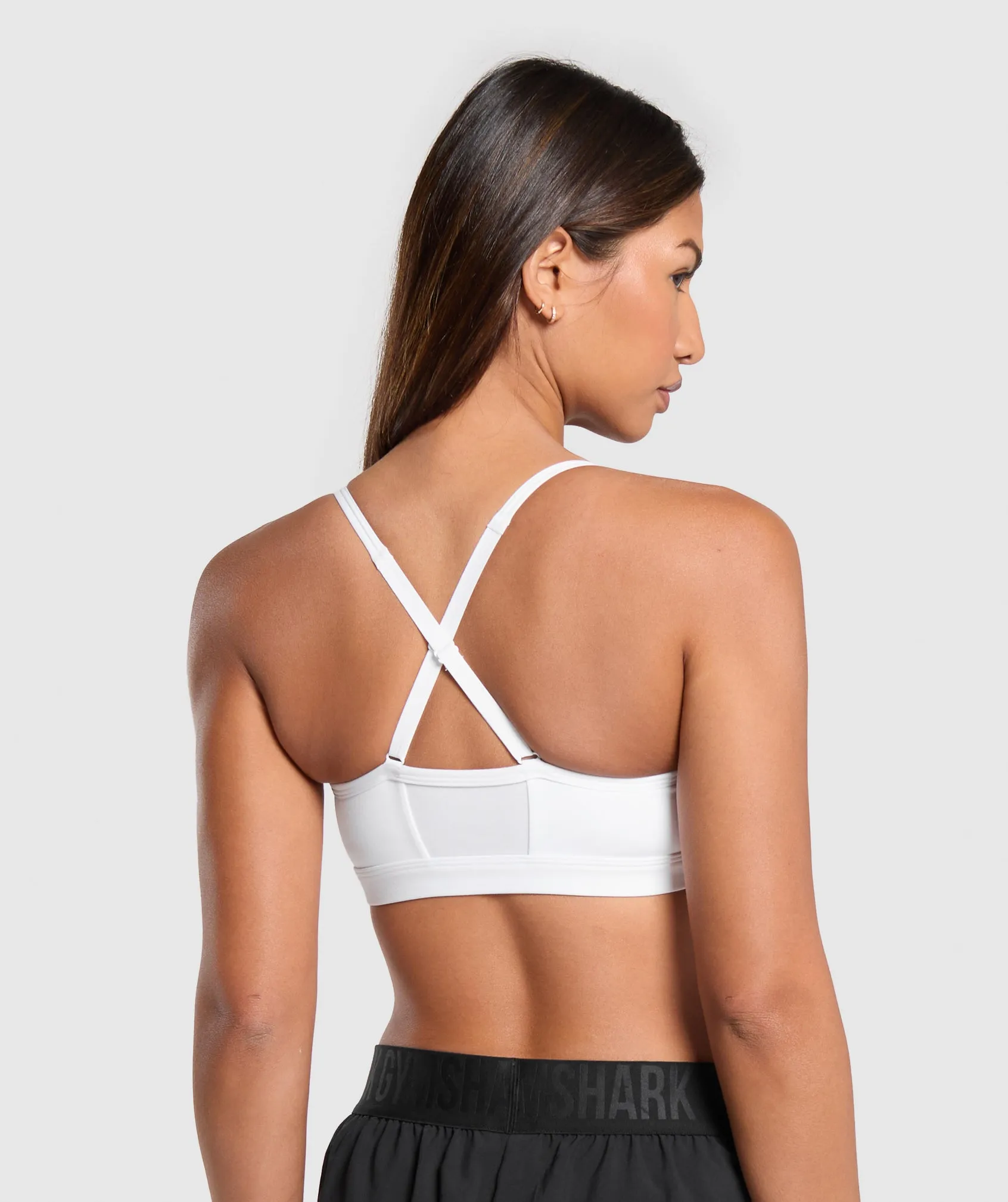Gymshark Ruched Sports Bra - White sold by Gymshark product image thumbnail 2