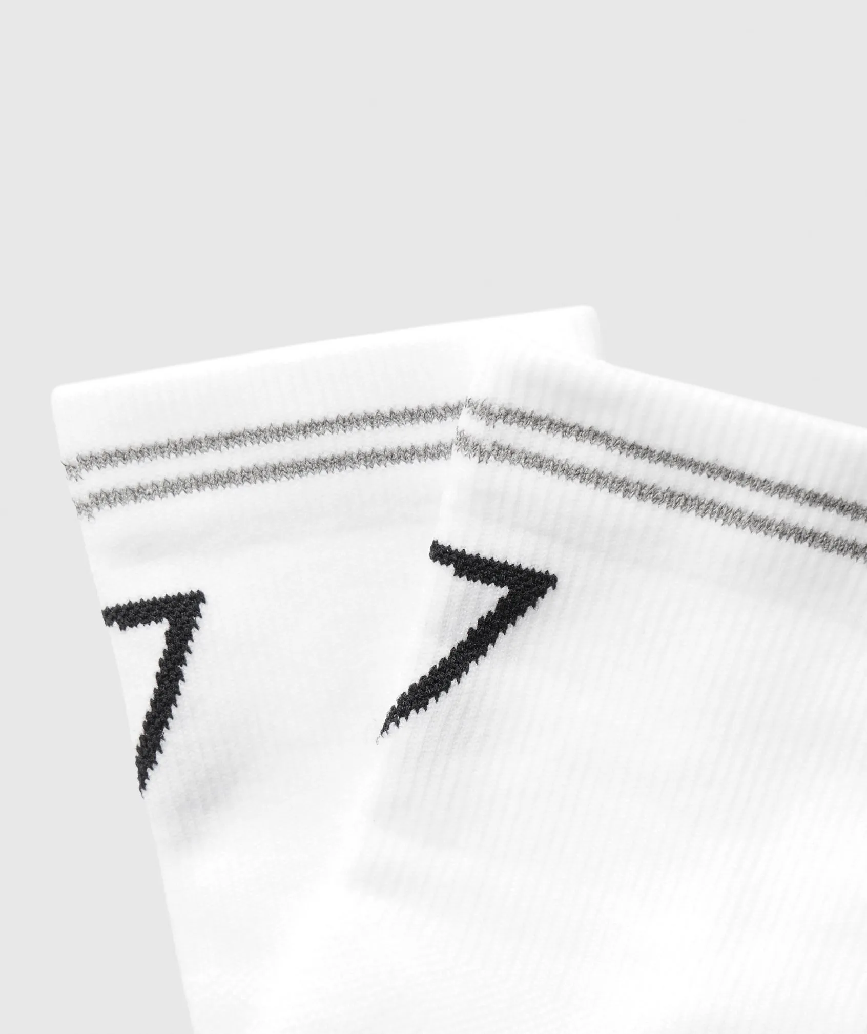 Gymshark Mid Running Socks - White sold by Gymshark product image thumbnail 4