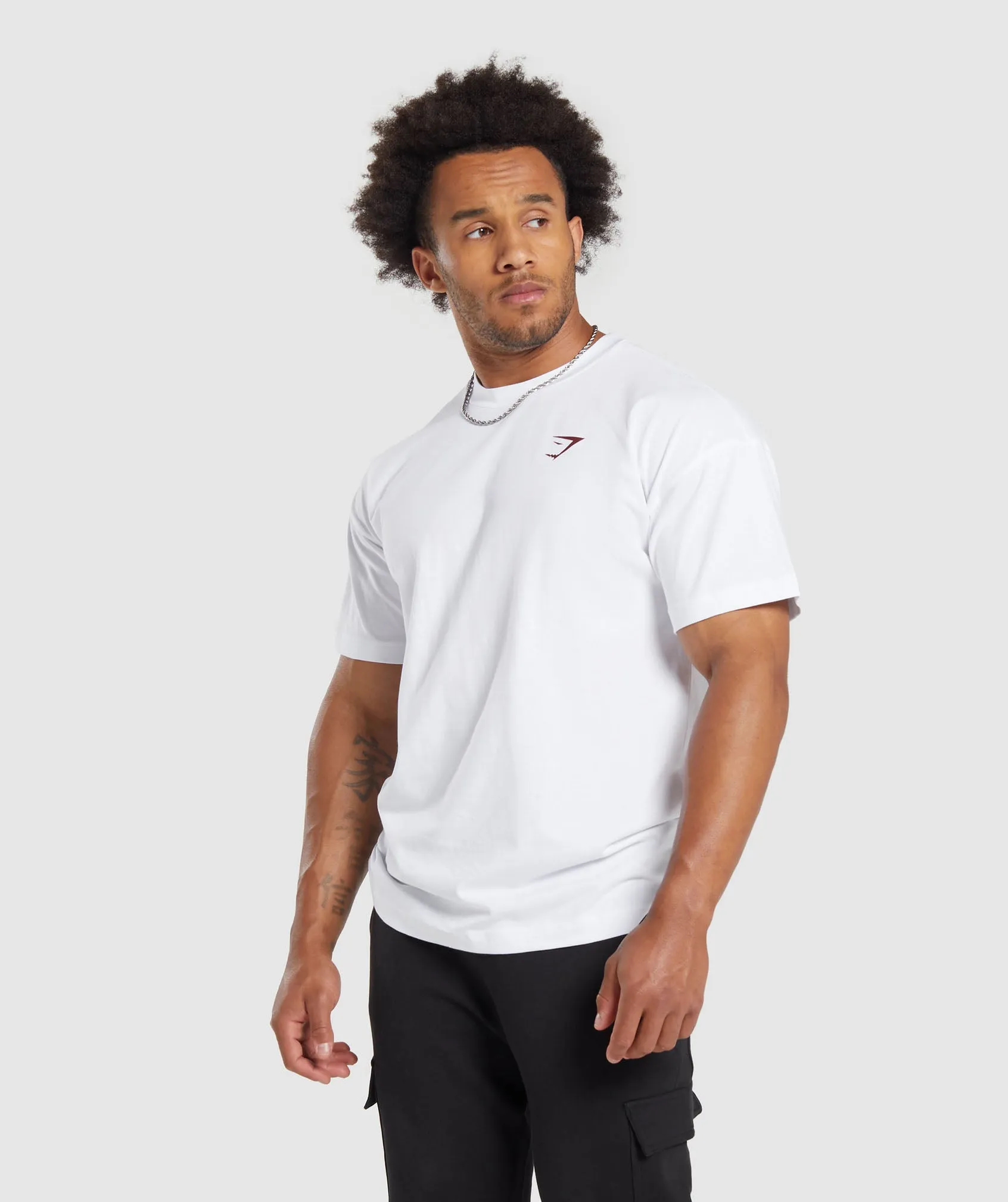 Gymshark Weightlifting Club T-Shirt - White sold by Gymshark product image thumbnail 3