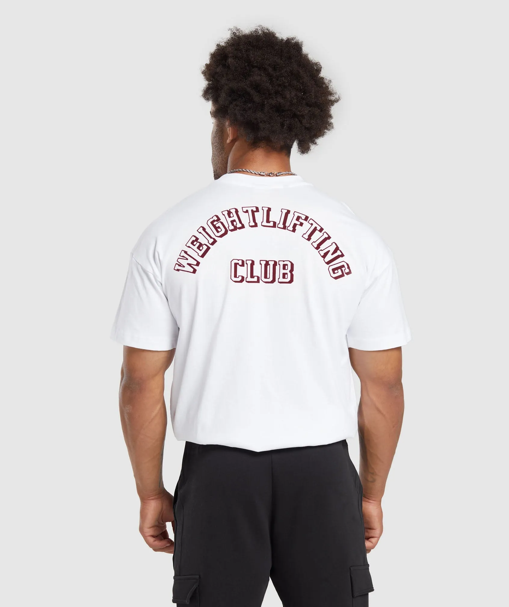 Gymshark Weightlifting Club T-Shirt - White sold by Gymshark