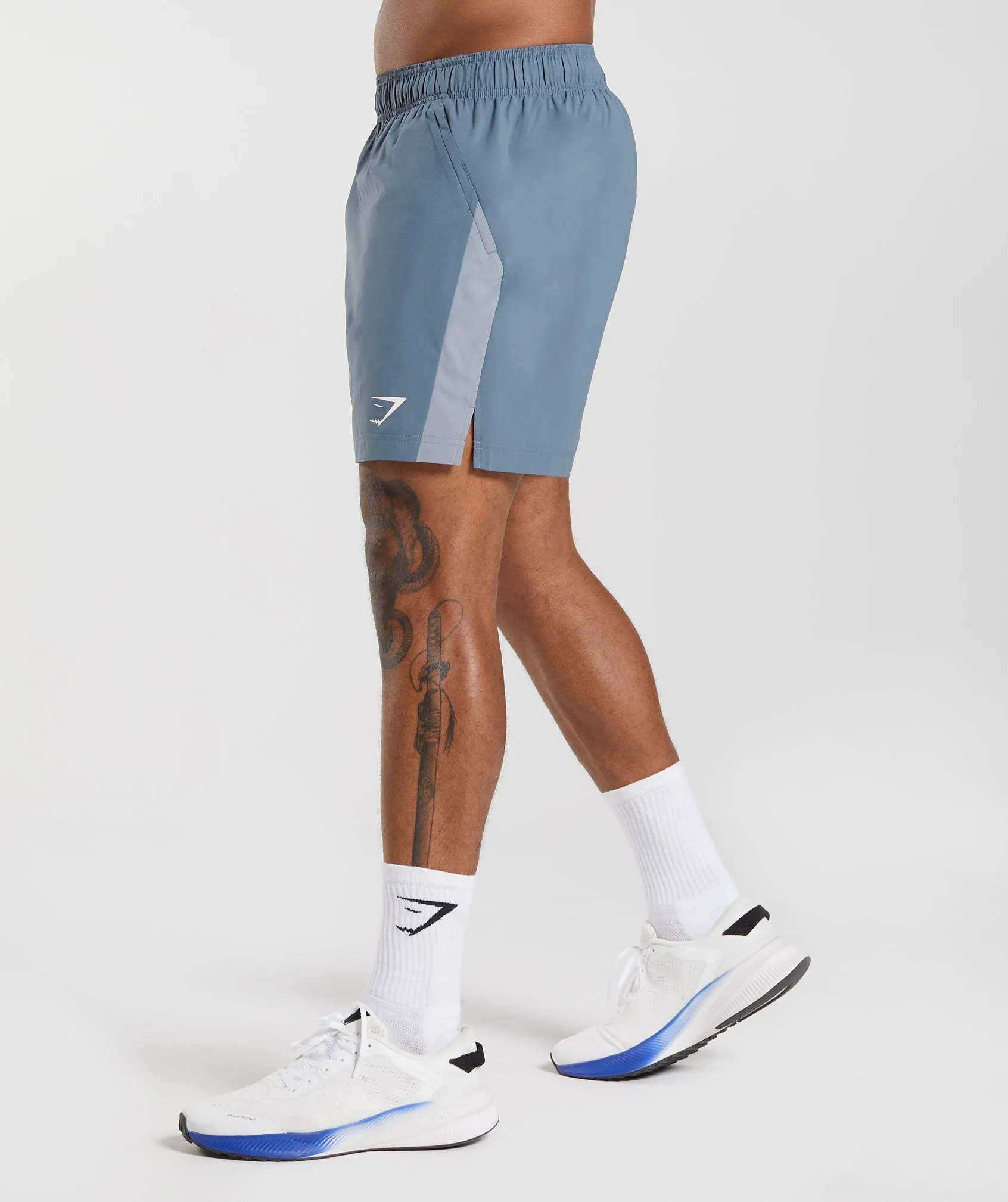 Gymshark Sport Shorts - Evening Blue/Drift Grey sold by Gymshark product image thumbnail 3