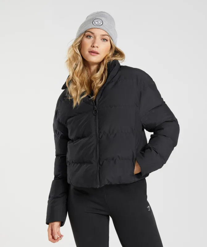 Gymshark Puffer Jacket - Black sold by Gymshark