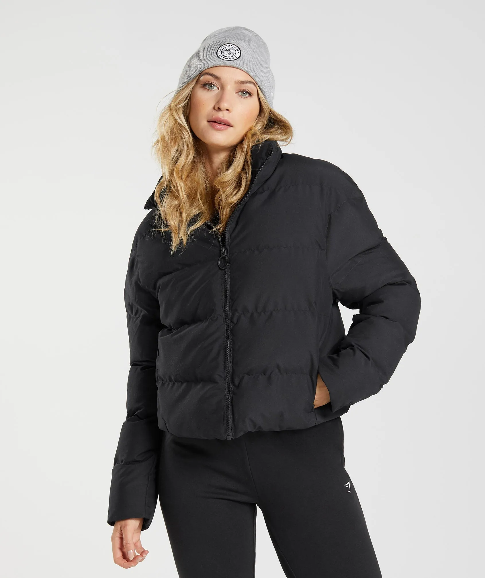 Gymshark Puffer Jacket - Black sold by Gymshark