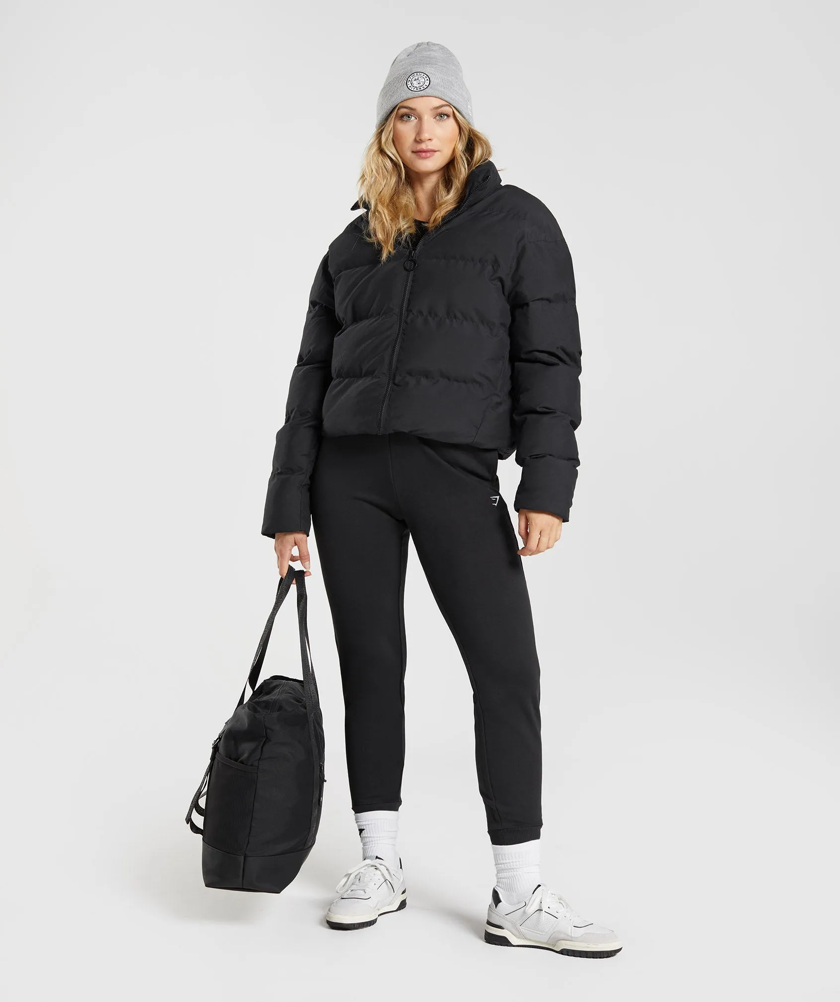 Gymshark Puffer Jacket - Black sold by Gymshark product image thumbnail 4