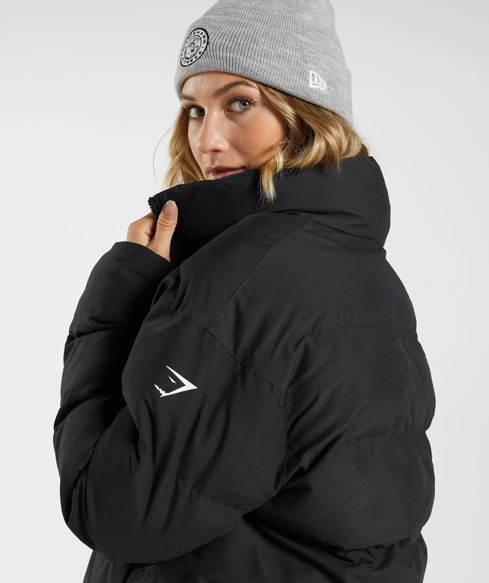 Gymshark Puffer Jacket - Black sold by Gymshark product image thumbnail 5