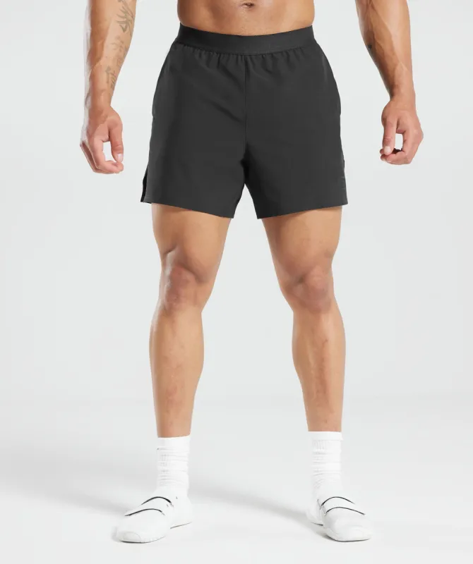 Gymshark 315 Woven Shorts - Black sold by Gymshark