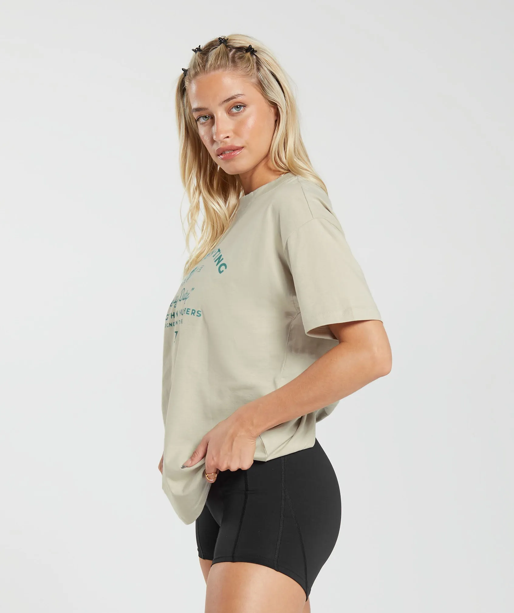 Gymshark Heavy Duty Oversized T-Shirt - Pebble Grey sold by Gymshark product image thumbnail 3