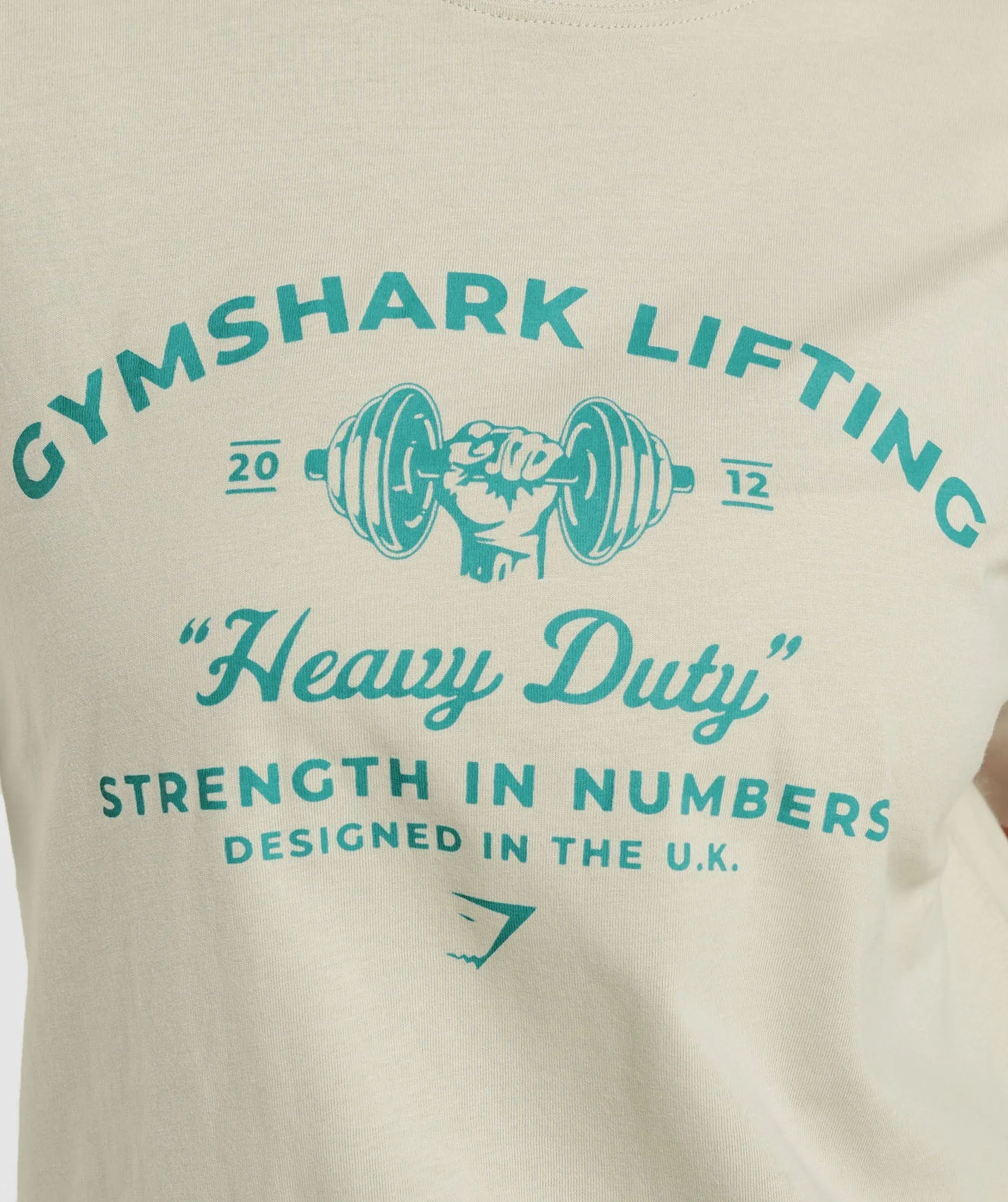 Gymshark Heavy Duty Oversized T-Shirt - Pebble Grey sold by Gymshark product image thumbnail 5