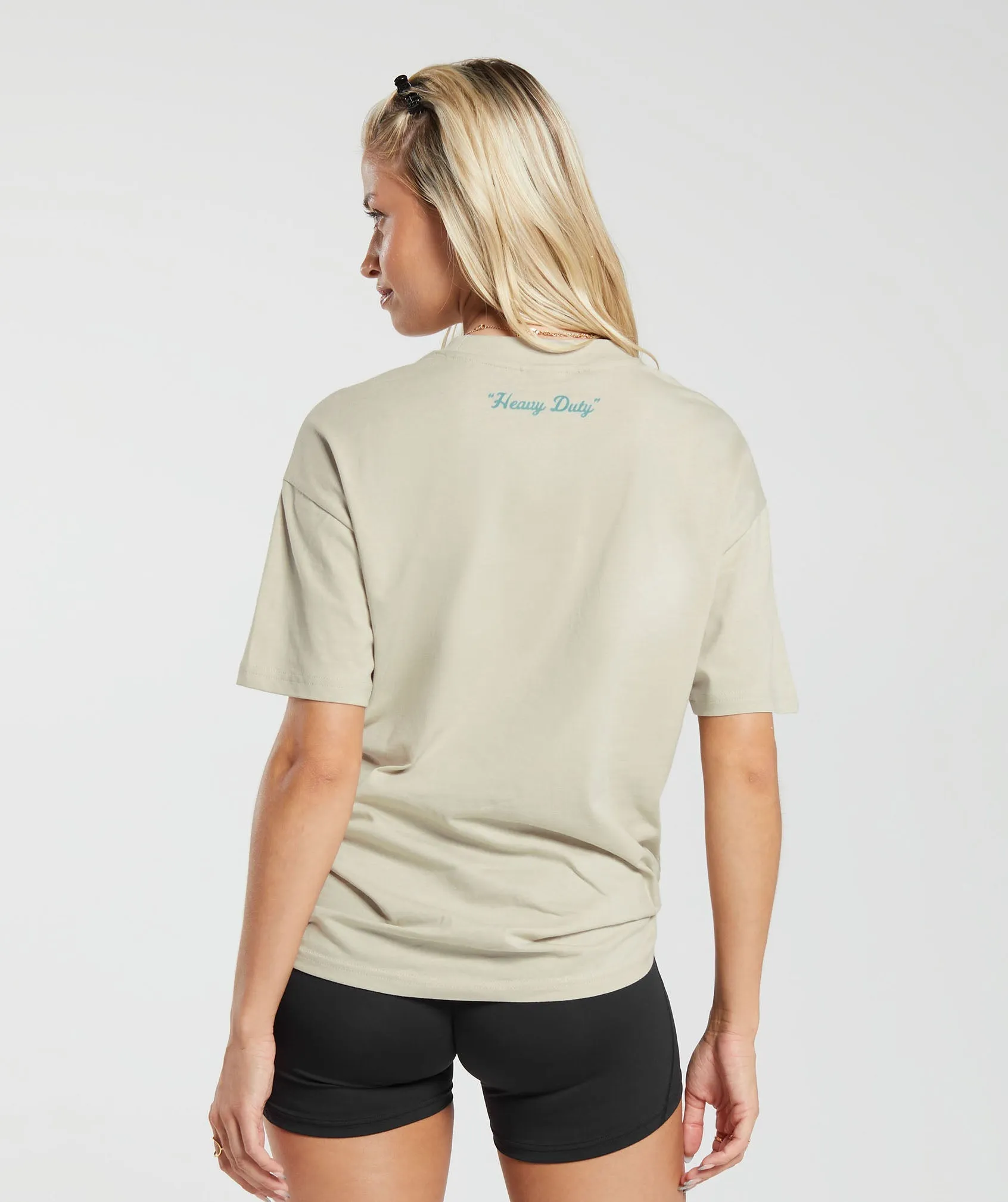 Gymshark Heavy Duty Oversized T-Shirt - Pebble Grey sold by Gymshark product image thumbnail 2