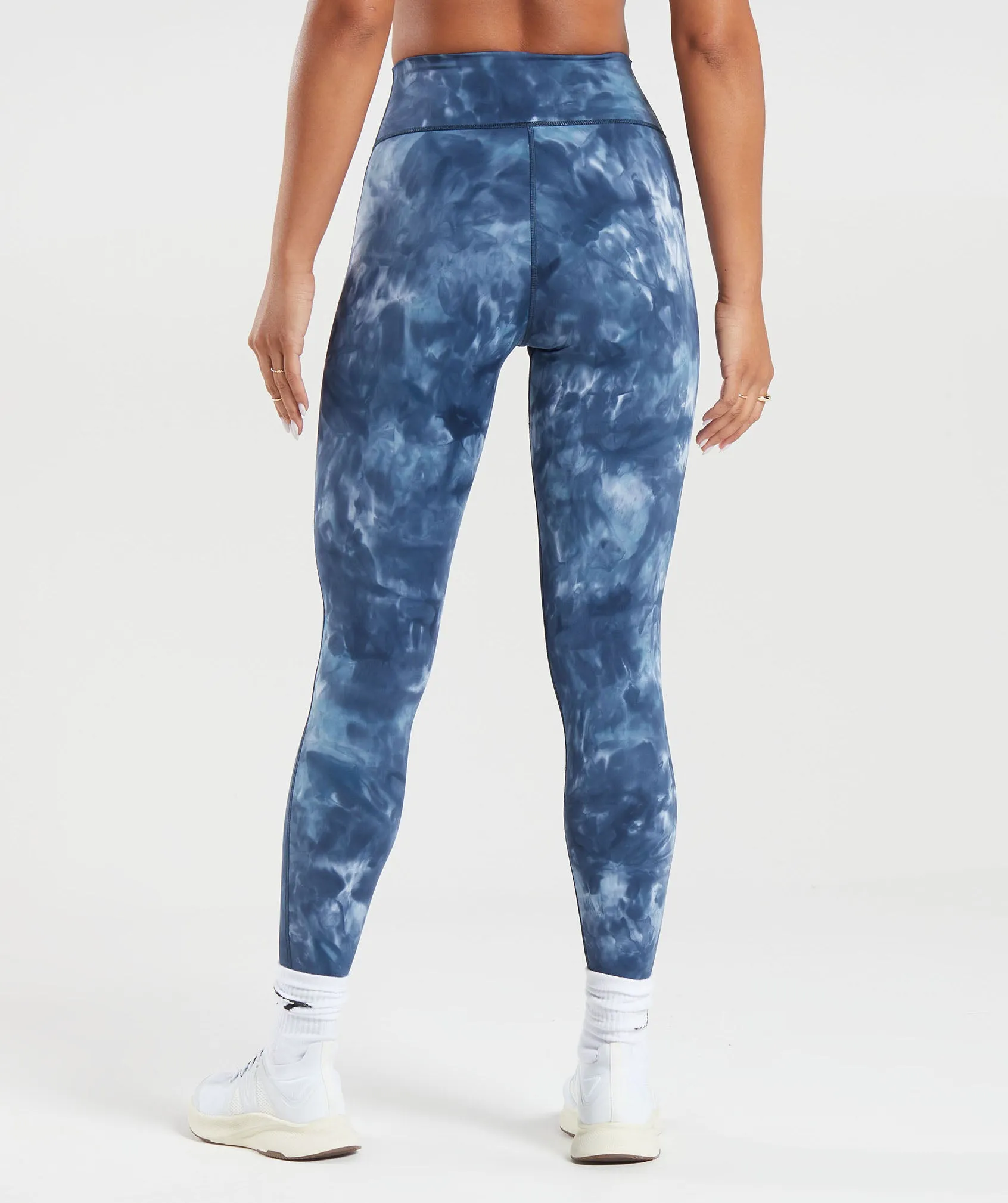 Gymshark Elevate Leggings - Lakeside Blue Spray Dye sold by Gymshark product image thumbnail 2