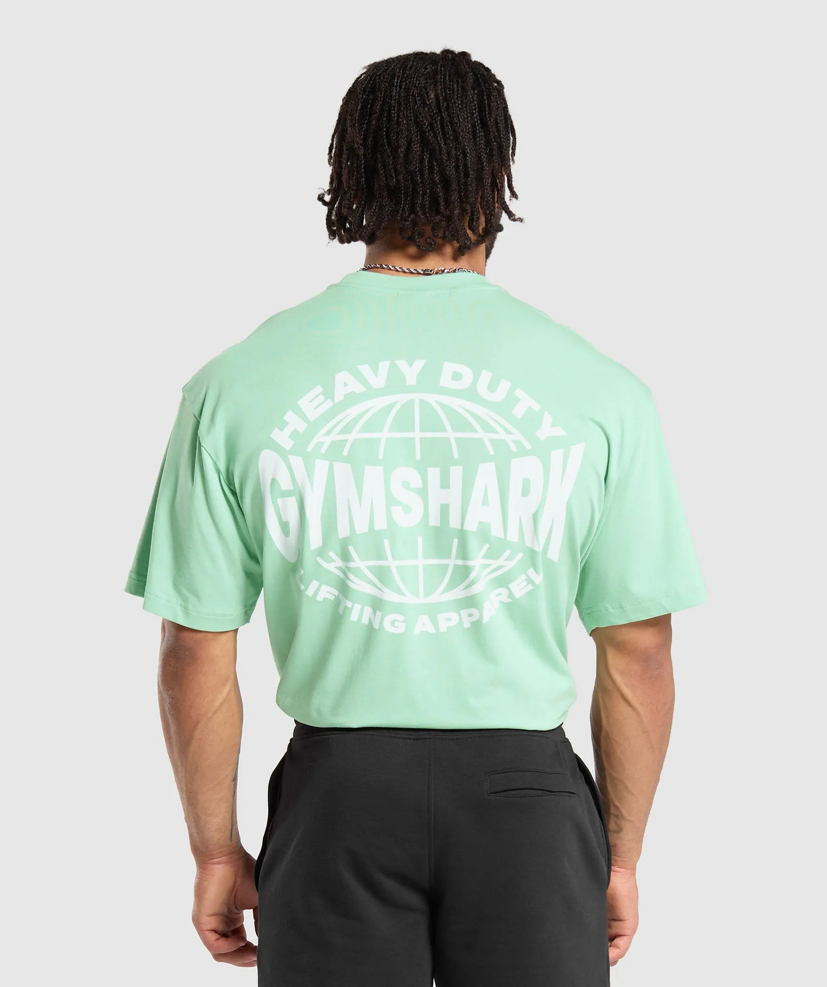 Gymshark Heavy Duty Apparel T-Shirt - Lido Green sold by Gymshark