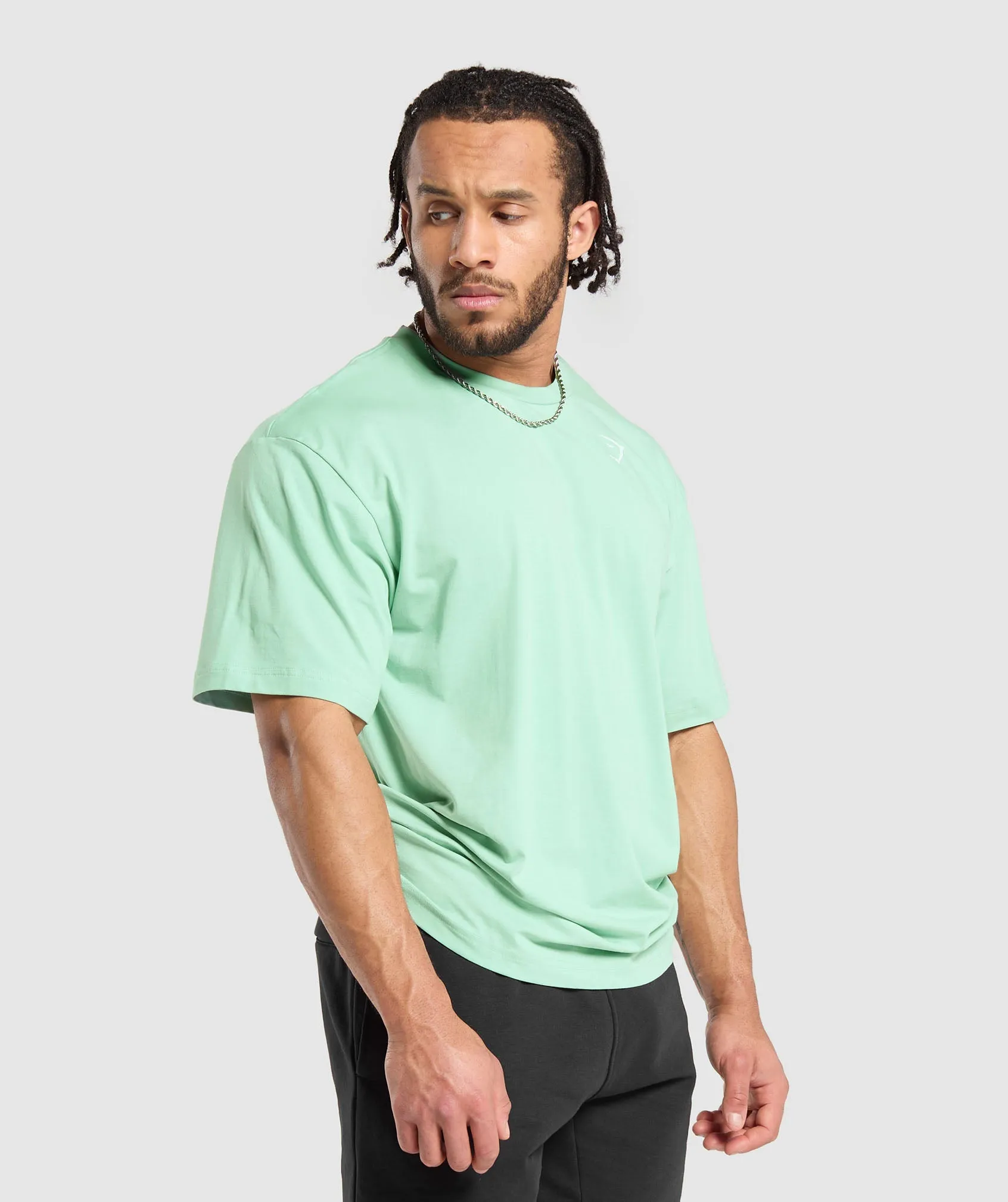 Gymshark Heavy Duty Apparel T-Shirt - Lido Green sold by Gymshark product image thumbnail 3