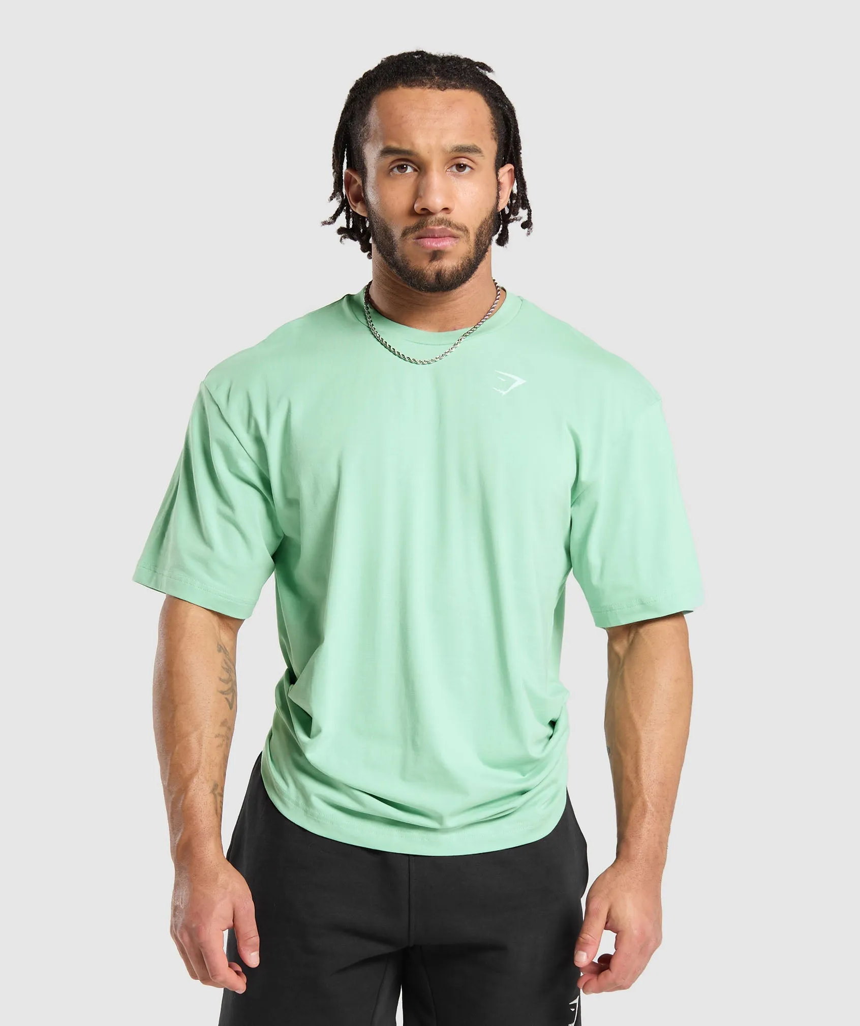 Gymshark Heavy Duty Apparel T-Shirt - Lido Green sold by Gymshark product image thumbnail 2