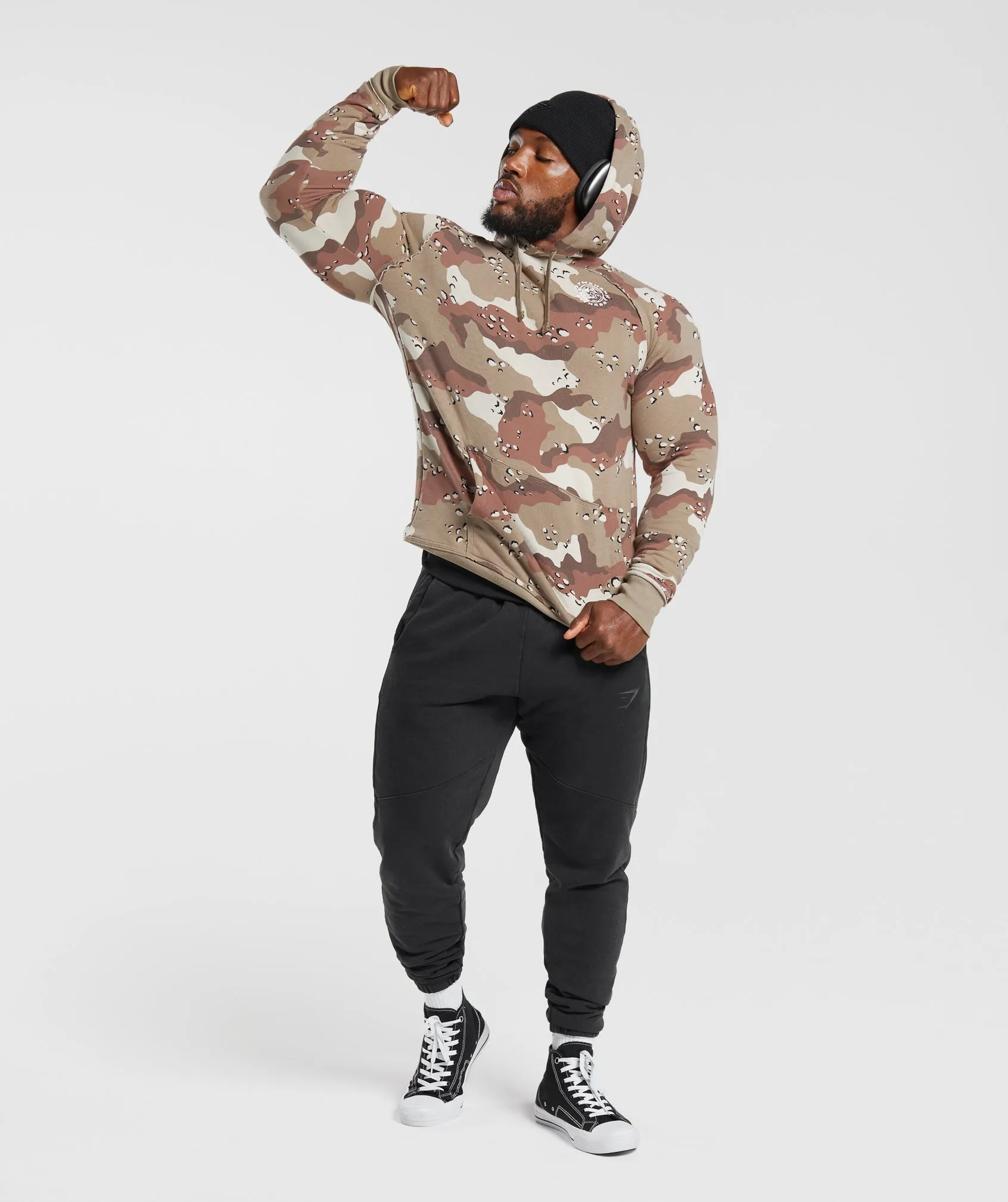 Gymshark Legacy Hoodie - Cement Brown sold by Gymshark product image thumbnail 4