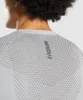 Gymshark Apex Seamless Long Sleeve T-Shirt - Light Grey/Onyx Grey sold by Gymshark