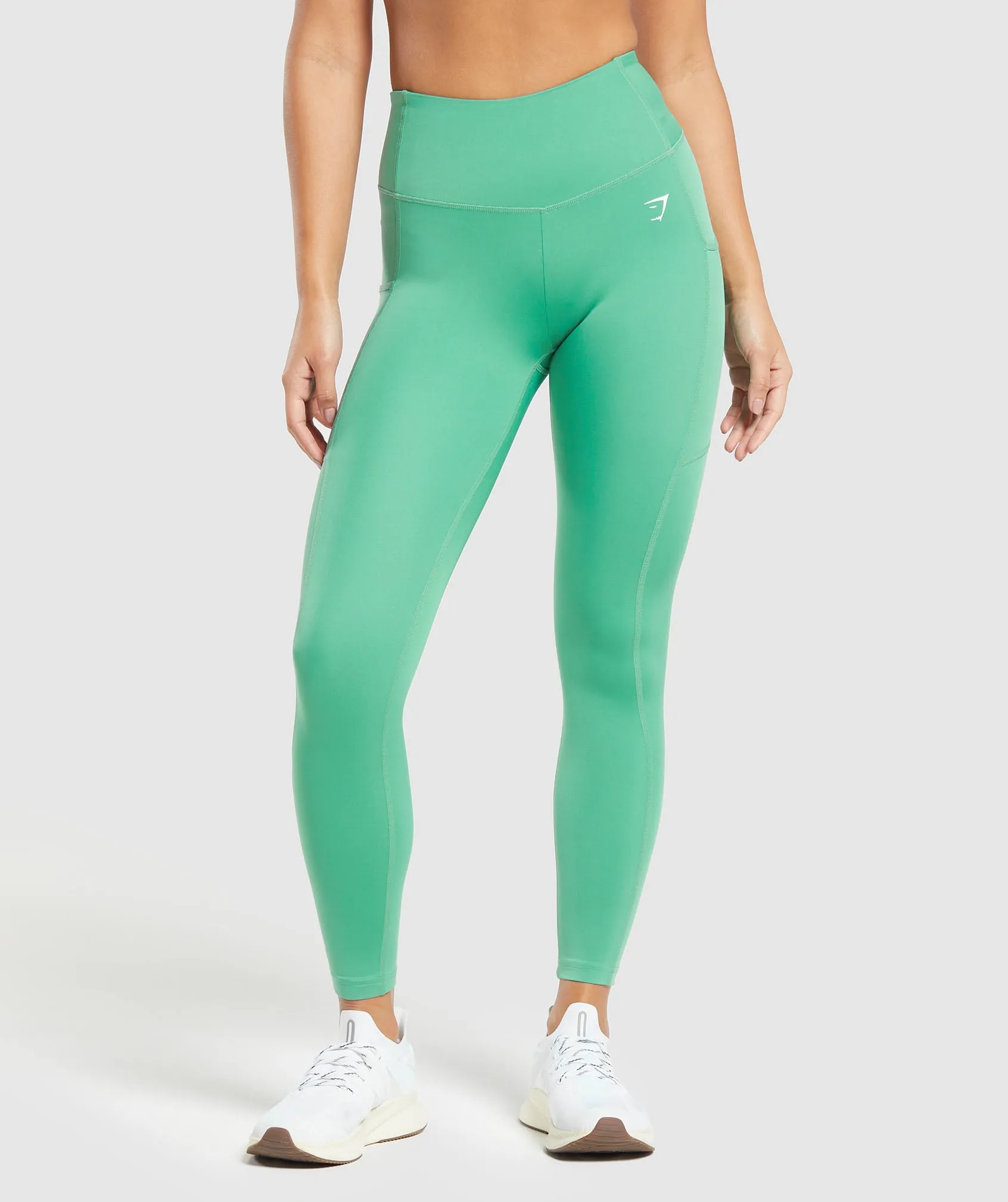 Gymshark Pocket Leggings - Lagoon Green sold by Gymshark product image thumbnail 2