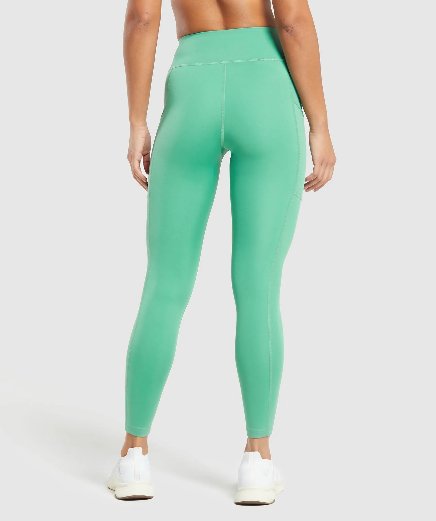 Gymshark Pocket Leggings - Lagoon Green sold by Gymshark product image thumbnail 3