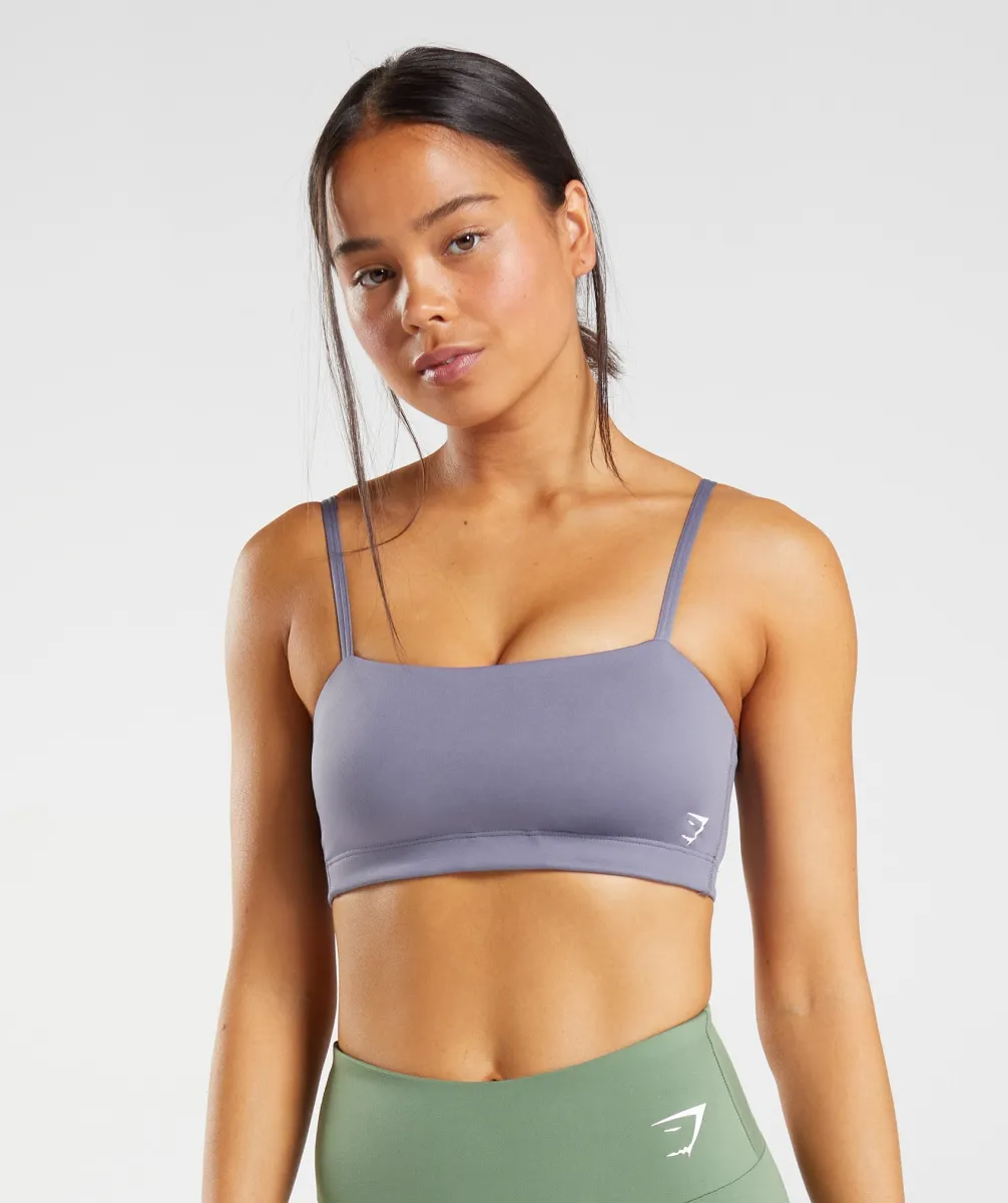 Gymshark Bandeau Sports Bra - Mercury Purple sold by Gymshark