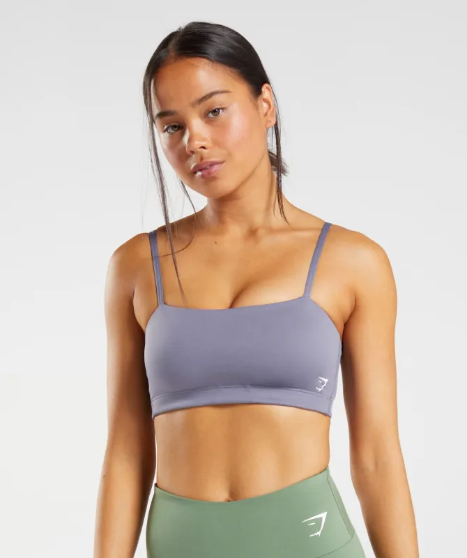 Gymshark Bandeau Sports Bra - Mercury Purple sold by Gymshark
