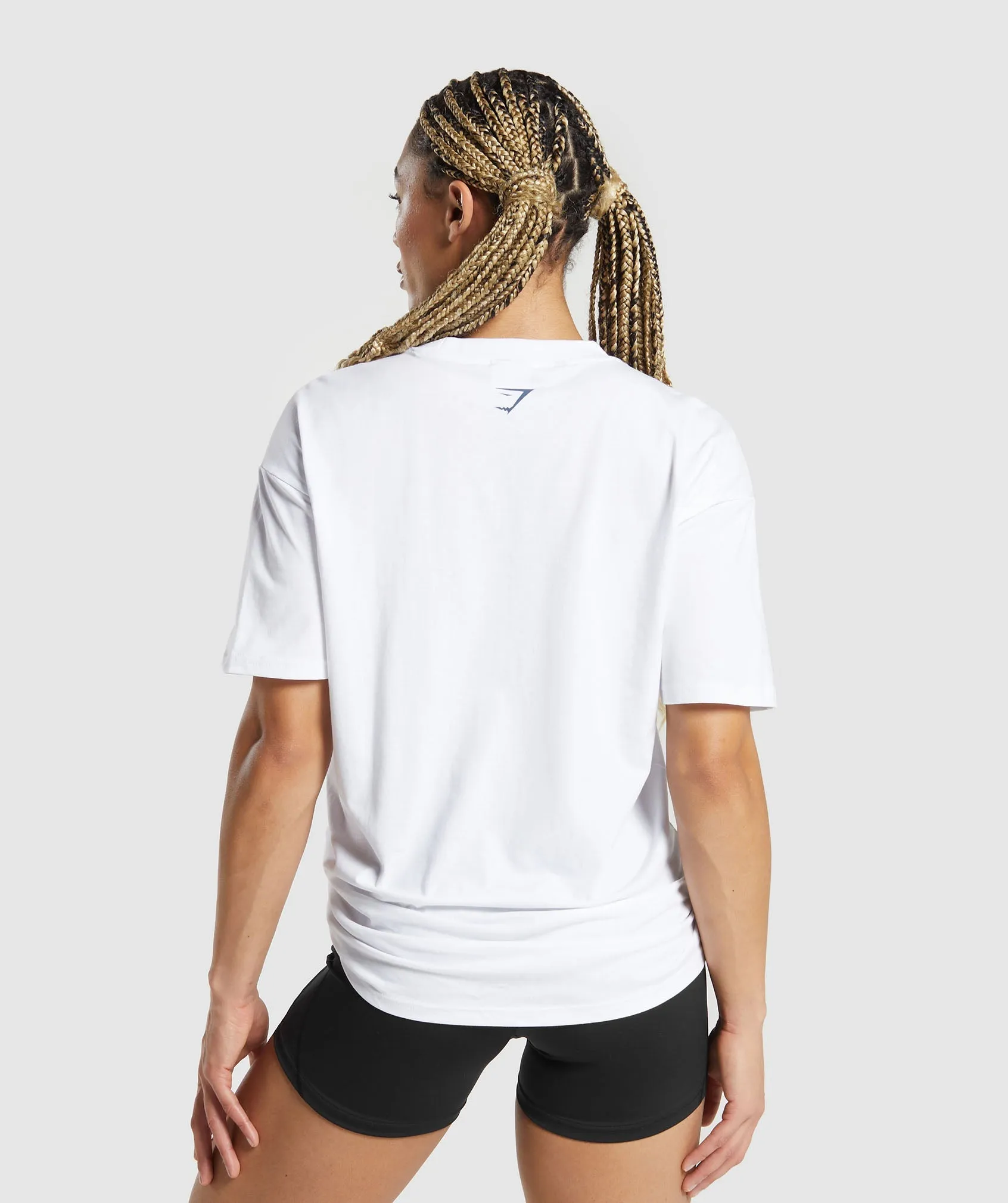 Gymshark Weightlifting Oversized T-Shirt - White sold by Gymshark product image thumbnail 2