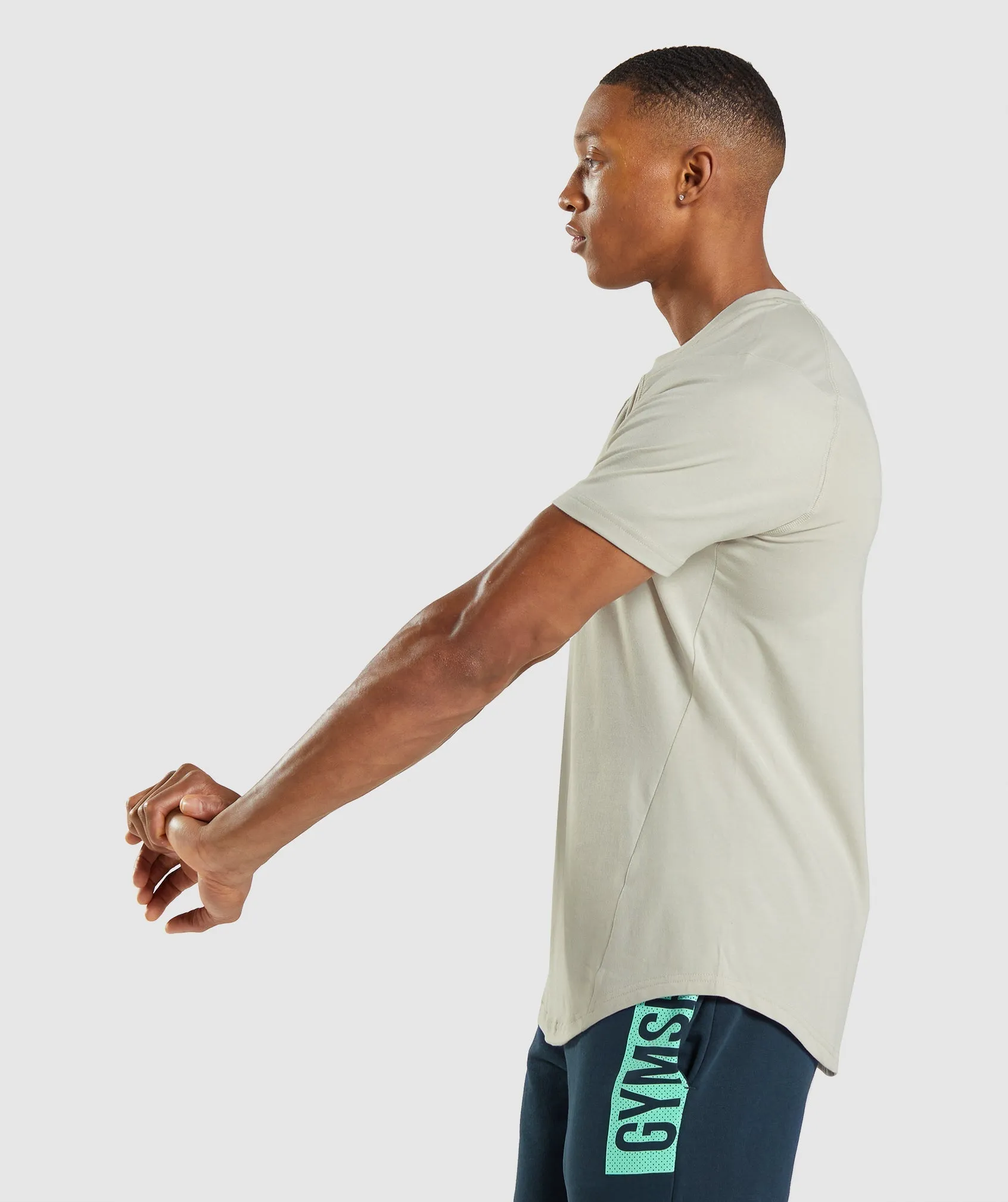 Gymshark Bold T-Shirt - Pebble Grey sold by Gymshark product image thumbnail 3