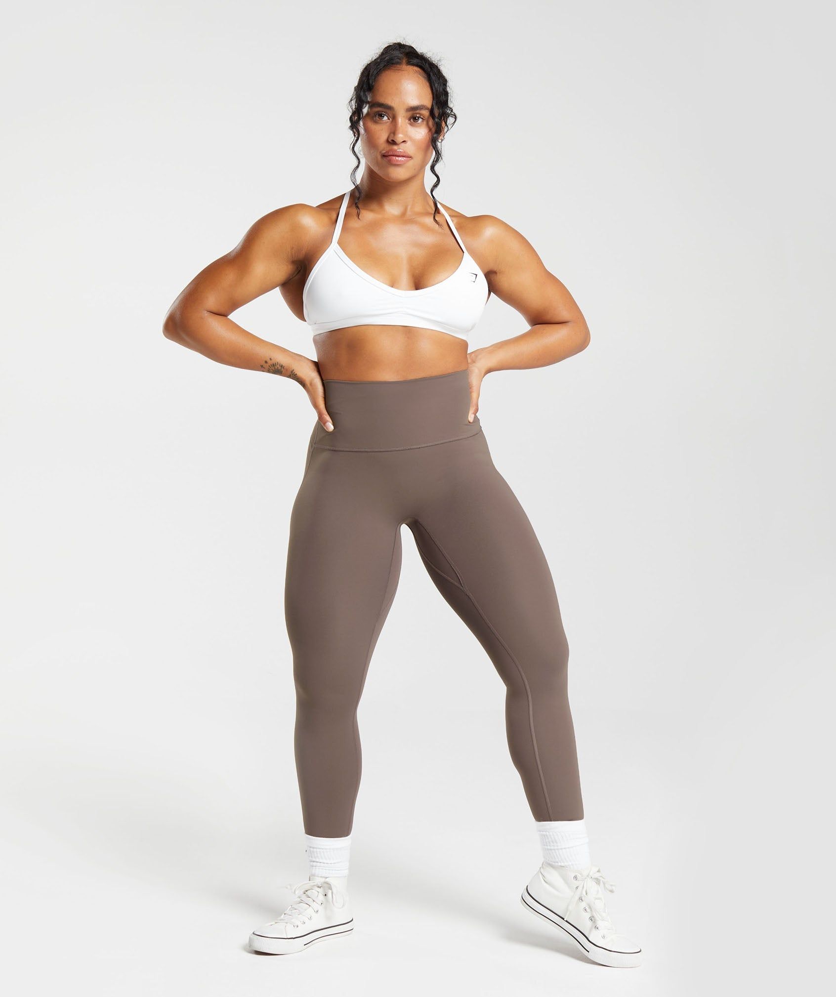 Gymshark Legacy Leggings - Walnut Mauve sold by Gymshark product image thumbnail 4