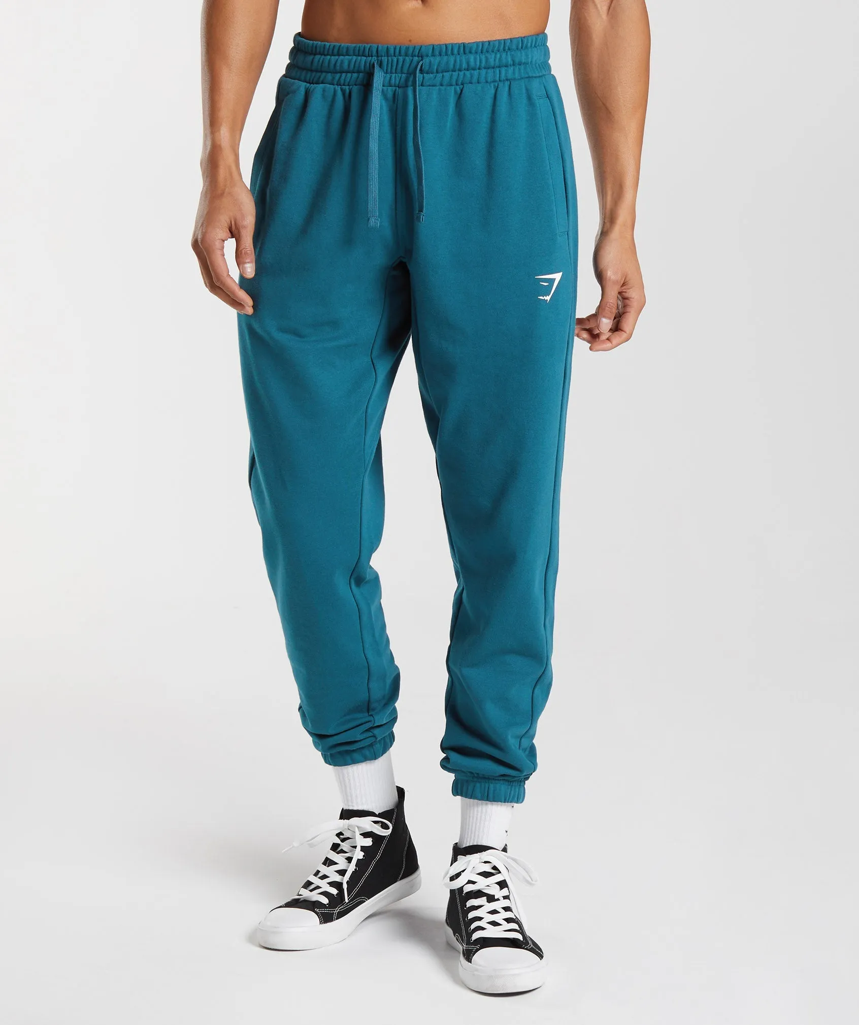 Gymshark Essential Oversized Joggers - Atlantic Blue sold by Gymshark