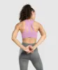 Gymshark Apex Seamless Sports Bra - Purple/Light Purple sold by Gymshark