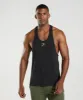 Gymshark React Stringer - Black sold by Gymshark