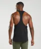 Gymshark React Stringer - Black sold by Gymshark