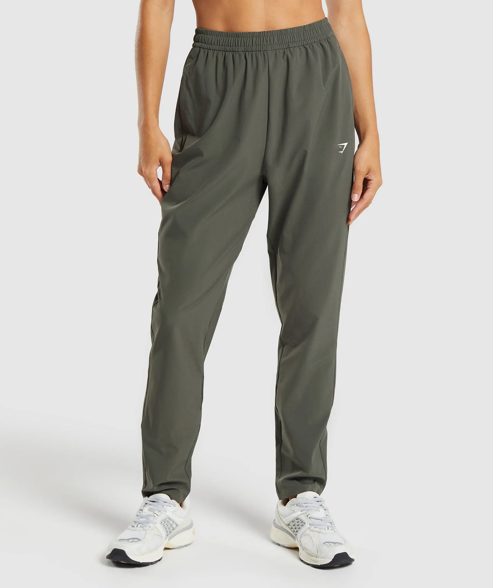 Gymshark Everyday Woven Pant - Strength Green sold by Gymshark