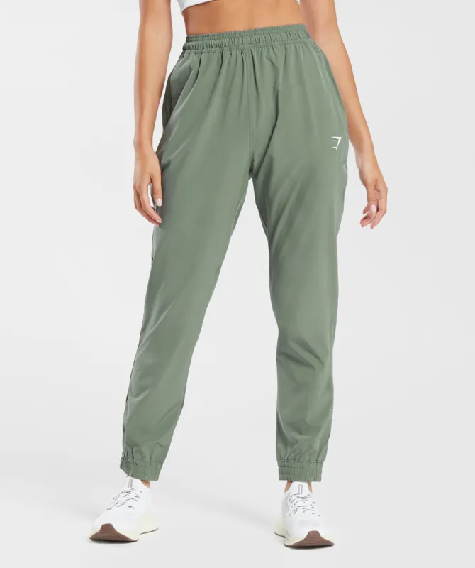 Gymshark Training Woven Joggers - Dusk Green sold by Gymshark