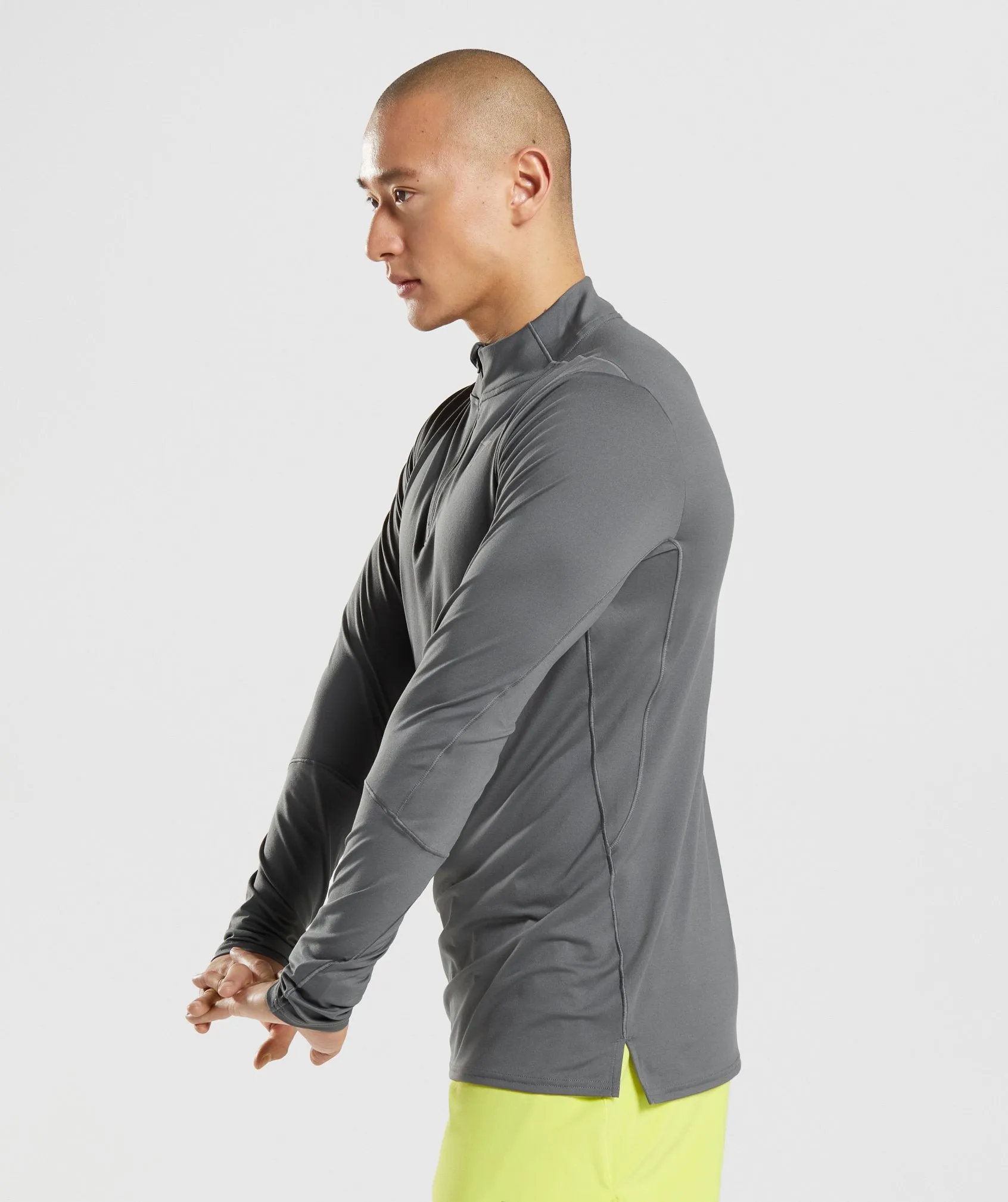 Gymshark Speed 1/4 Zip Pullover - Charcoal sold by Gymshark product image thumbnail 3