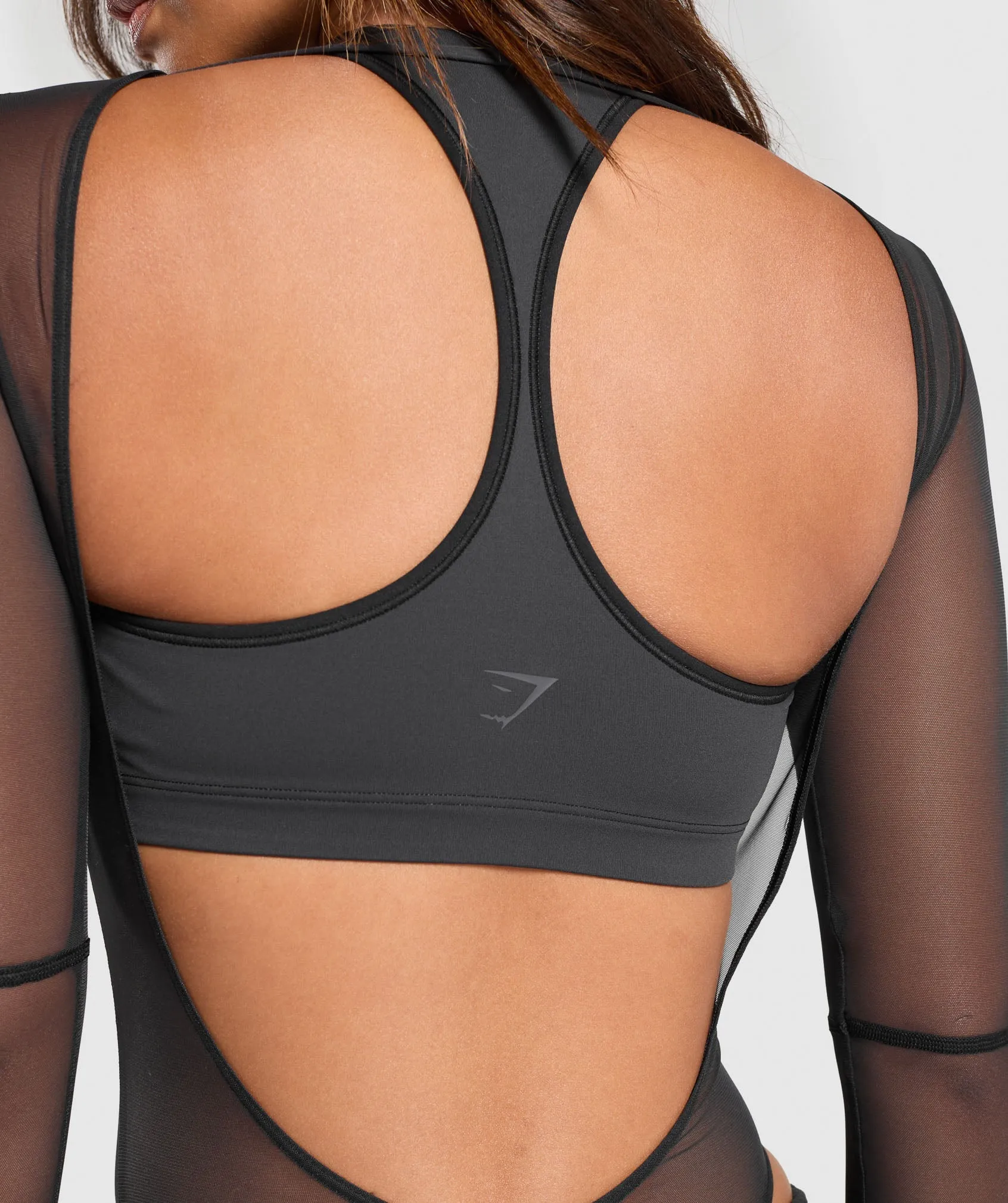 Gymshark Elevate Mesh Bodysuit - Black sold by Gymshark product image thumbnail 5
