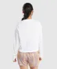 Gymshark Sport Loose Long Sleeve T-Shirt - White sold by Gymshark