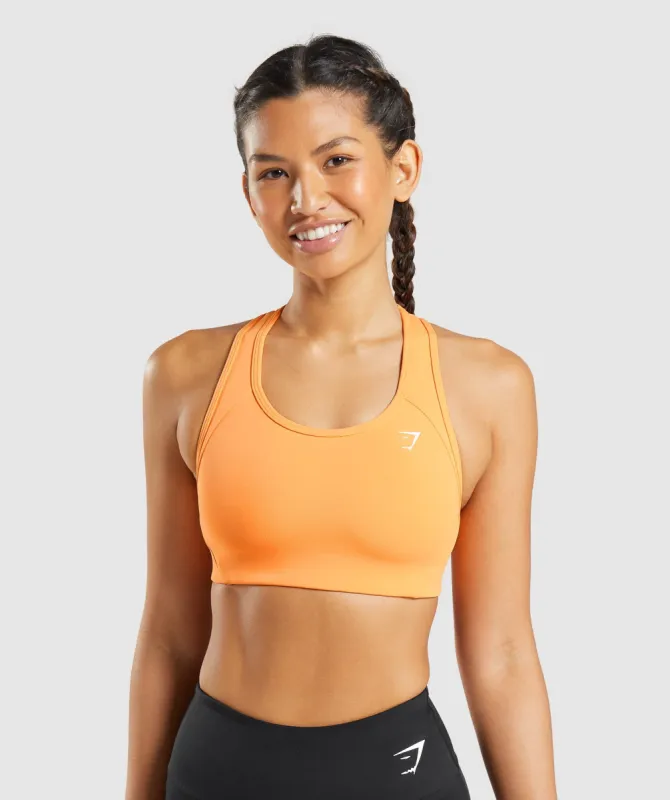 Gymshark Essential Racer Back Sports Bra - Apricot Orange sold by Gymshark
