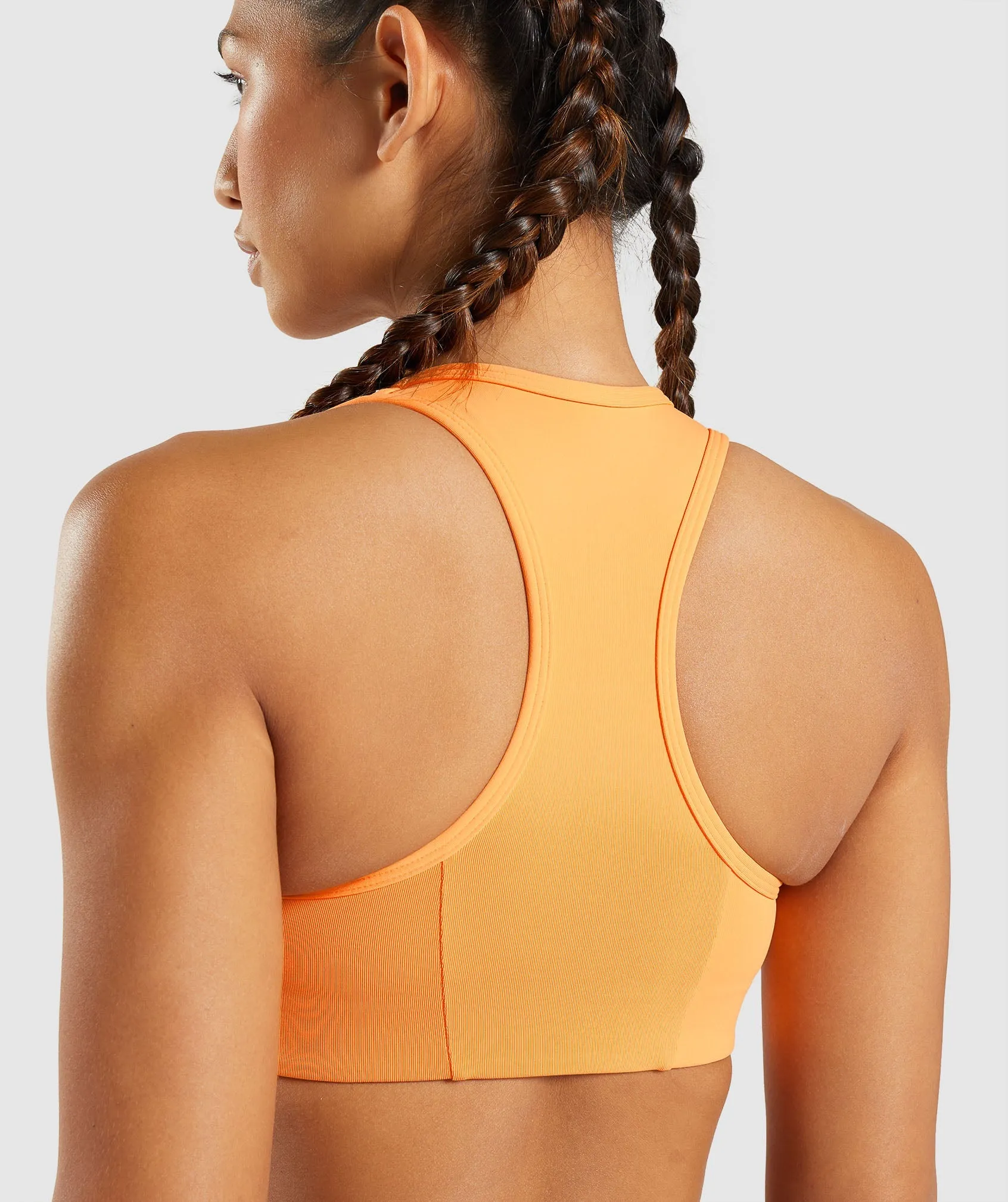 Gymshark Essential Racer Back Sports Bra - Apricot Orange sold by Gymshark product image thumbnail 5