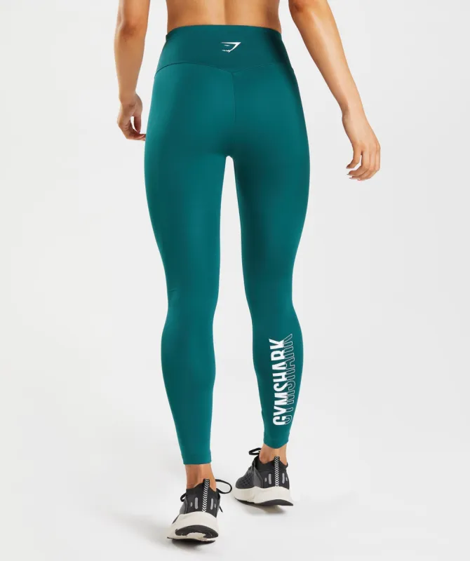 Gymshark Fraction Leggings - Winter Teal sold by Gymshark