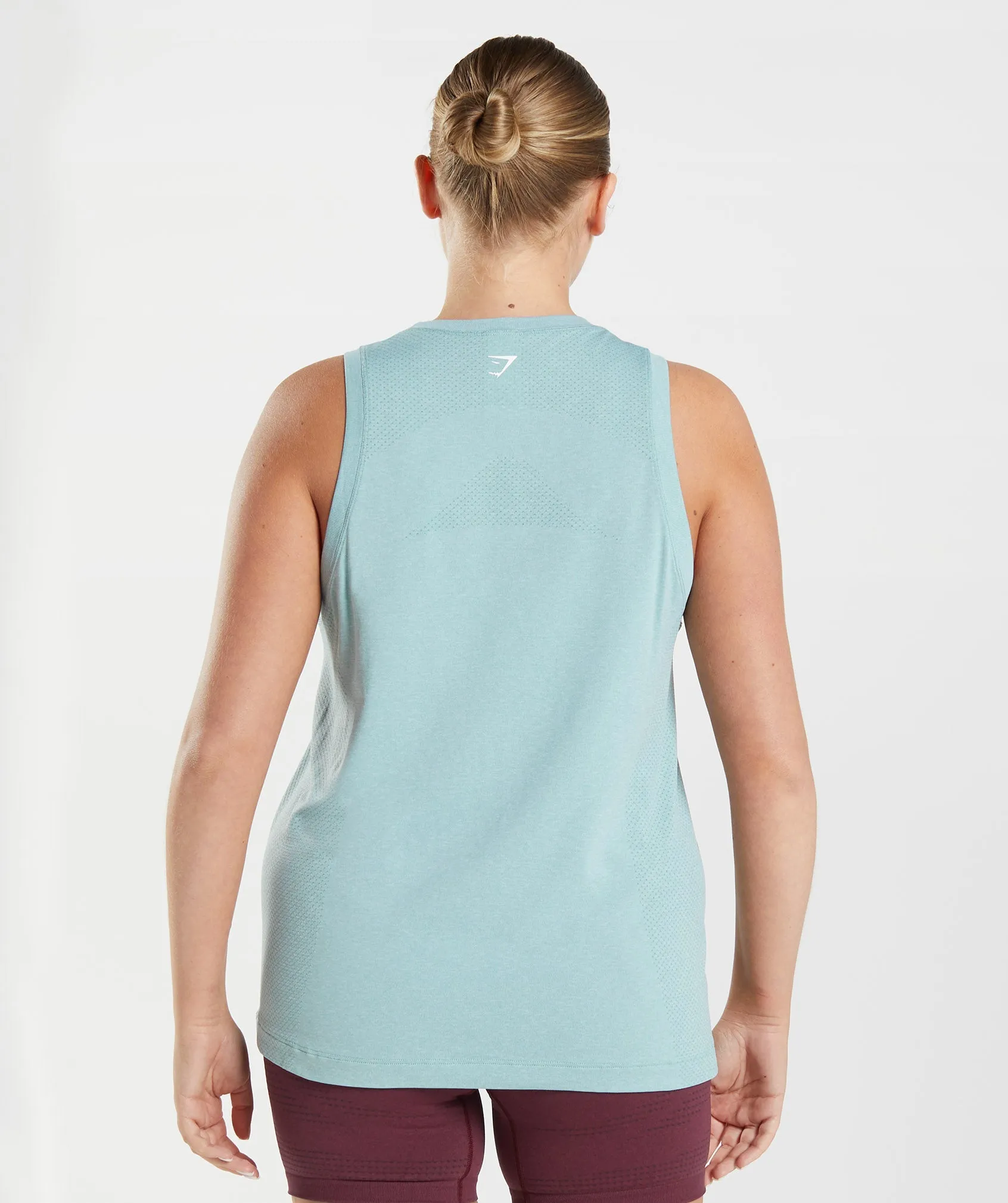 Gymshark Vital Seamless 2.0 Light Tank - Pearl Blue Marl sold by Gymshark product image thumbnail 2