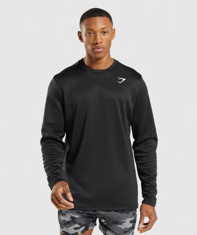 Gymshark Arrival Crew Sweatshirt - Black sold by Gymshark
