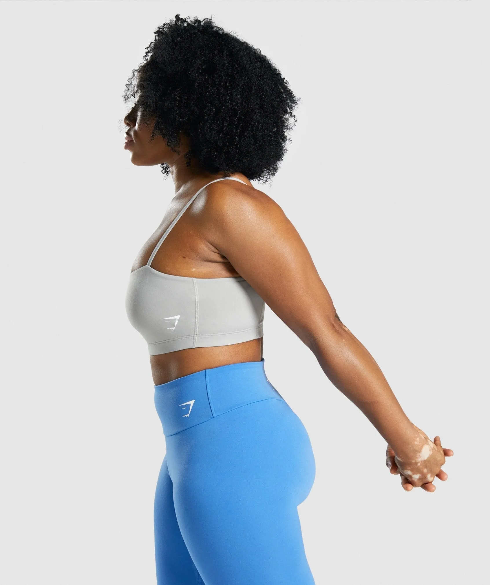 Gymshark Bandeau Sports Bra - Grey sold by Gymshark product image thumbnail 3