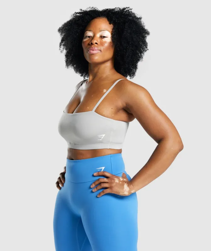 Gymshark Bandeau Sports Bra - Grey sold by Gymshark