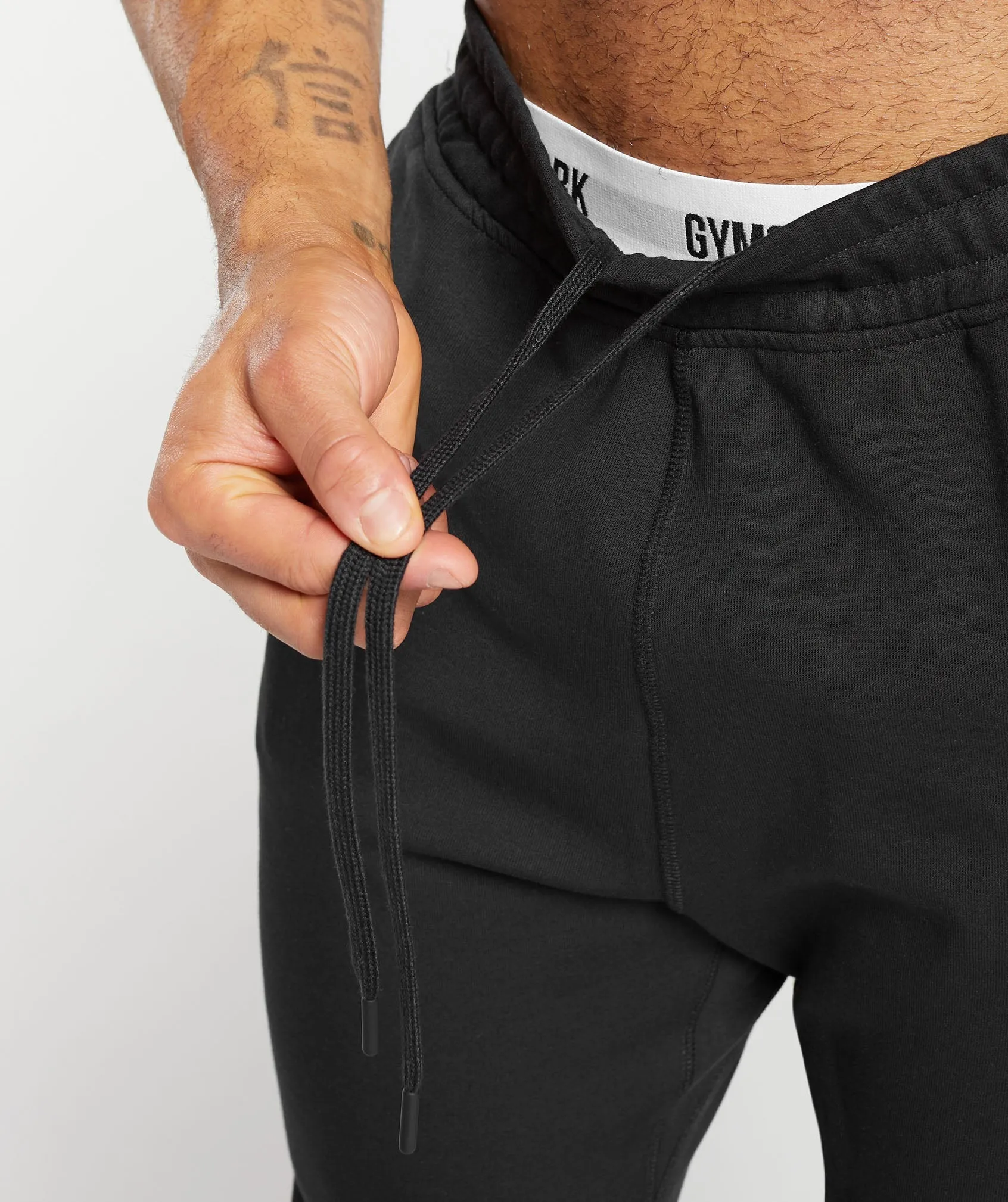 Gymshark Impact Joggers - Black/Vivid Red sold by Gymshark product image thumbnail 5